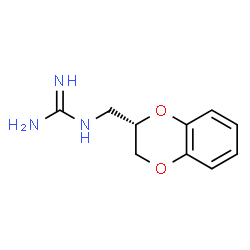 ChemSpider 2D Image | 1-[(2S)-2,3-Dihydro-1,4-benzodioxin-2-ylmethyl]guanidine | C10H13N3O2