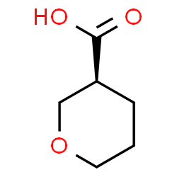 ChemSpider 2D Image | (S)-Tetrahydro-2H-pyran-3-carboxylic acid | C6H10O3