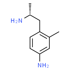 ChemSpider 2D Image | 4-[(2R)-2-Aminopropyl]-3-methylaniline | C10H16N2