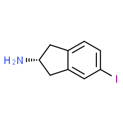 ChemSpider 2D Image | (2R)-5-Iodo-2-indanamine | C9H10IN