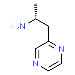 ChemSpider 2D Image | (2R)-1-(2-Pyrazinyl)-2-propanamine | C7H11N3