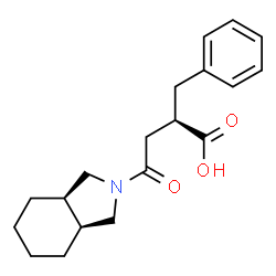 ChemSpider 2D Image | (2R)-2-Benzyl-4-[(3aR,7aS)-octahydro-2H-isoindol-2-yl]-4-oxobutanoic acid | C19H25NO3