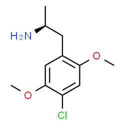 ChemSpider 2D Image | (2S)-1-(4-Chloro-2,5-dimethoxyphenyl)-2-propanamine | C11H16ClNO2