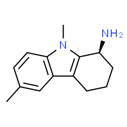 ChemSpider 2D Image | (1S)-6,9-Dimethyl-2,3,4,9-tetrahydro-1H-carbazol-1-amine | C14H18N2