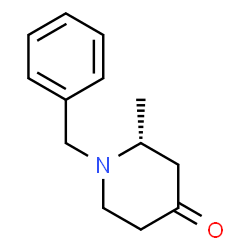 ChemSpider 2D Image | (2R)-1-Benzyl-2-methyl-4-piperidinone | C13H17NO