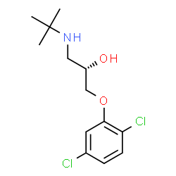 ChemSpider 2D Image | (S)-cloranolol | C13H19Cl2NO2