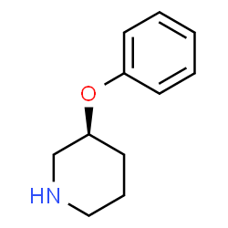 ChemSpider 2D Image | (3S)-3-Phenoxypiperidine | C11H15NO