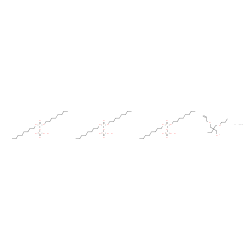 ChemSpider 2D Image | Titanium(4+) 2-[(allyloxy)methyl]-2-(propoxymethyl)-1-butanolate [{[bis(octyloxy)phosphoryl]oxy}(hydroxy)phosphoryl]oxidanide (1:1:3) | C60H128O24P6Ti