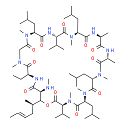 ChemSpider 2D Image | Isocyclosporin A | C62H111N11O12