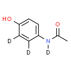 ChemSpider 2D Image | Acetaminophen-d3 | C8H6D3NO2
