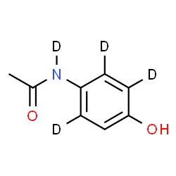 ChemSpider 2D Image | Acetaminophen (d4) | C8H5D4NO2
