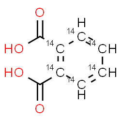 ChemSpider 2D Image | 1,2-(~14~C_6_)Benzenedicarboxylic acid | C214C6H6O4