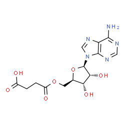 ChemSpider 2D Image | ADENOSINE 5′-SUCCINATE | C14H17N5O7