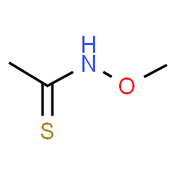 ChemSpider 2D Image | Methomyl oxime | C3H7NOS