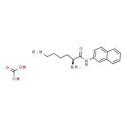 ChemSpider 2D Image | Carbonic acid - N-2-naphthyl-L-lysinamide (1:1) | C17H23N3O4