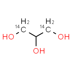 ChemSpider 2D Image | 1,2,3-Propanetriol-1,3-14C2 | C14C2H8O3