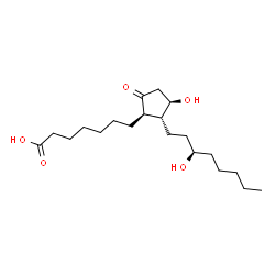 ChemSpider 2D Image | 13,14-dihydro-15(R)-Prostaglandin E1 | C20H36O5