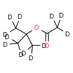 ChemSpider 2D Image | TERT-BUTYL ACETATE-D12 | C6D12O2
