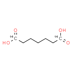 ChemSpider 2D Image | (1,7-~14~C_2_)Heptanedioic acid | C514C2H12O4