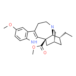 ChemSpider 2D Image | Voacangine | C22H28N2O3