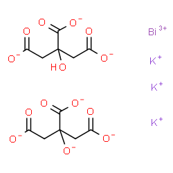 ChemSpider 2D Image | bismuth subcitrate | C12H9BiK3O14