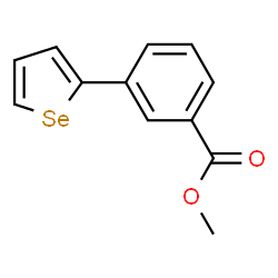 ChemSpider 2D Image | Methyl 3-(2-selenophenyl)benzoate | C12H10O2Se