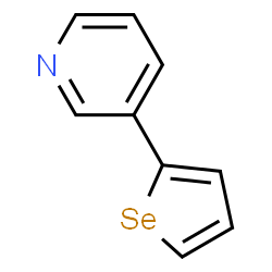 ChemSpider 2D Image | 3-(2-Selenophenyl)pyridine | C9H7NSe