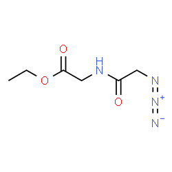 ChemSpider 2D Image | Ethyl N-(azidoacetyl)glycinate | C6H10N4O3