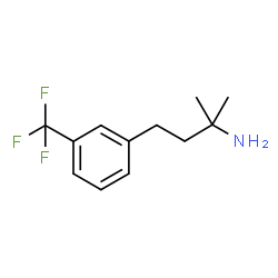 ChemSpider 2D Image | 2-Methyl-4-[3-(trifluoromethyl)phenyl]-2-butanamine | C12H16F3N