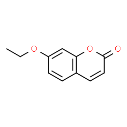 ChemSpider 2D Image | 7-Ethoxycoumarin | C11H10O3