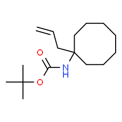 ChemSpider 2D Image | 2-Methyl-2-propanyl (1-allylcyclooctyl)carbamate | C16H29NO2