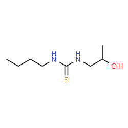 ChemSpider 2D Image | 1-Butyl-3-(2-hydroxypropyl)thiourea | C8H18N2OS