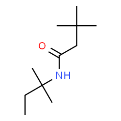 ChemSpider 2D Image | 3,3-Dimethyl-N-(2-methyl-2-butanyl)butanamide | C11H23NO