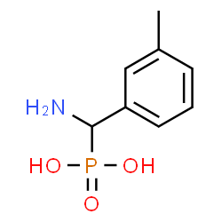 ChemSpider 2D Image | [Amino(3-methylphenyl)methyl]phosphonic acid | C8H12NO3P