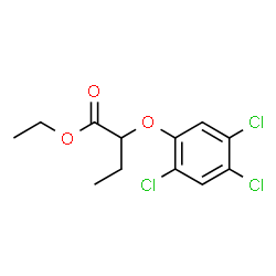 ChemSpider 2D Image | Ethyl 2-(2,4,5-trichlorophenoxy)butanoate | C12H13Cl3O3