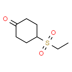ChemSpider 2D Image | 4-(Ethylsulfonyl)cyclohexanone | C8H14O3S