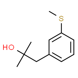 ChemSpider 2D Image | 2-Methyl-1-[3-(methylsulfanyl)phenyl]-2-propanol | C11H16OS