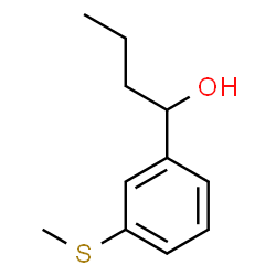 ChemSpider 2D Image | 1-[3-(Methylsulfanyl)phenyl]-1-butanol | C11H16OS