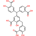 InChI=1/C30H22O12/c31-22-4-1-13(8-18(22)27(35)36)7-17-9-16(12-21(26(17)34)30(41)42)25(14-2-5-23(32)19(10-14)28(37)38)15-3-6-24(33)20(11-15)29(39)40/h1-6,8-12,25,31-34H,7H2,(H,35,36)(H,37,38)(H,39,40)(H,41,42)