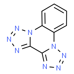 ChemSpider 2D Image | Bistetrazolo[1,5-a:5',1'-c]quinoxaline | C8H4N8