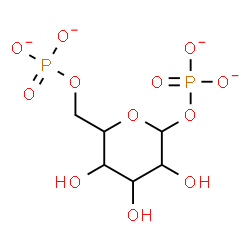 ChemSpider 2D Image | 1,6-Di-O-phosphonatohexopyranose | C6H10O12P2