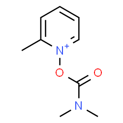 ChemSpider 2D Image | 1-[(Dimethylcarbamoyl)oxy]-2-methylpyridinium | C9H13N2O2