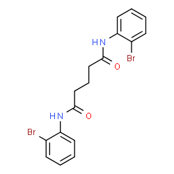 ChemSpider 2D Image | N,N'-Bis(2-bromophenyl)pentanediamide | C17H16Br2N2O2