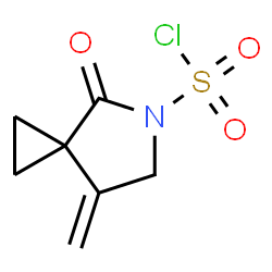 ChemSpider 2D Image | 7-Methylene-4-oxo-5-azaspiro[2.4]heptane-5-sulfonyl chloride | C7H8ClNO3S