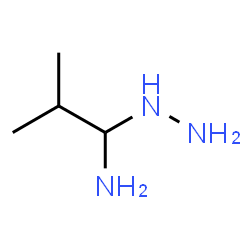 ChemSpider 2D Image | 1-Hydrazino-2-methyl-1-propanamine | C4H13N3