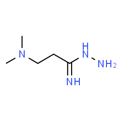 ChemSpider 2D Image | 3-(Dimethylamino)propanimidohydrazide | C5H14N4