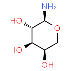 ChemSpider 2D Image | alpha-D-Arabinopyranosylamine | C5H11NO4