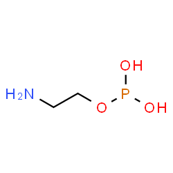 ChemSpider 2D Image | 2-Aminoethyl dihydrogen phosphite | C2H8NO3P