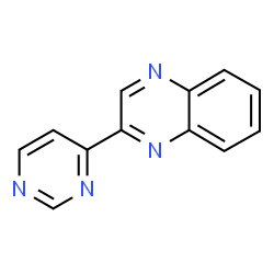 ChemSpider 2D Image | 2-(4-Pyrimidinyl)quinoxaline | C12H8N4