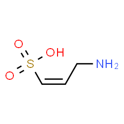 ChemSpider 2D Image | (1Z)-3-Amino-1-propene-1-sulfonic acid | C3H7NO3S